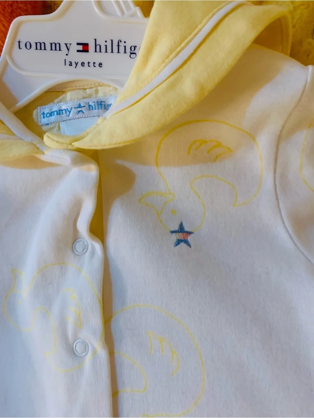 Baby Boy Summer Sets Tommy Hilfiger 6-9M Yellow & Ralph Lauren Navy Striped 3-6M